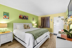 This comforting room is the perfect place to rejuvenate after a day of shopping.