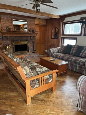 Second floor living room. 