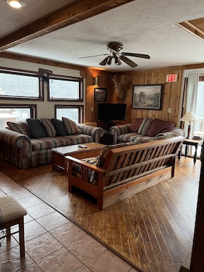 Second floor living room, another view. 