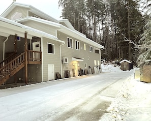 Entrance to Shared house with your private room called Baked Alaska. One more short set of stairs to access the room.