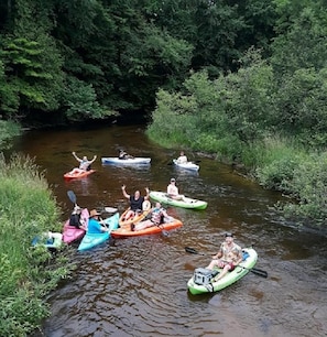 (6) kayaks & (2) tubes provided seasonally. Go Kayak or Tube the Betsie river!