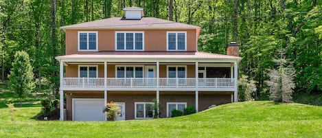 Front of house from the lawn