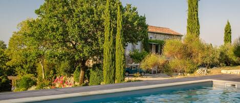 Vue de la maison de vacances [été]