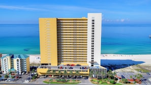 Resort is directly on the Beach with amazing views