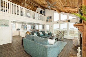 Bright and airy open living area