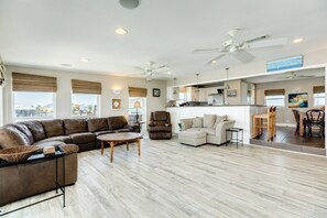 Open living area for spending time together