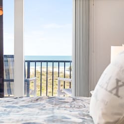 Enjoy this view from the master king bed