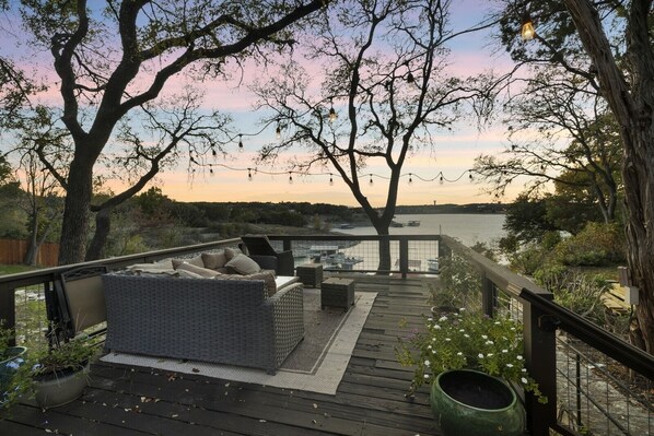 Tree, Building, Boardwalk, Bridge, Furniture