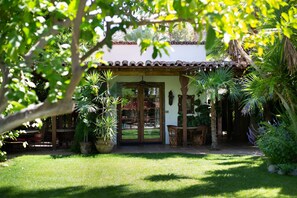 The Casita Verde suite has a covered patio, and private entrance.