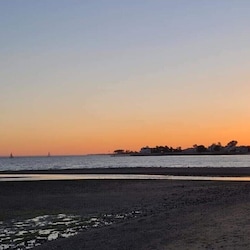 Sunset on the beach