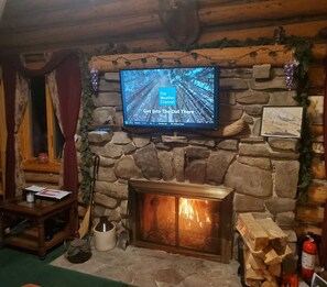 Enjoy the fireplace
