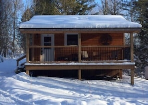 West side of the cabin