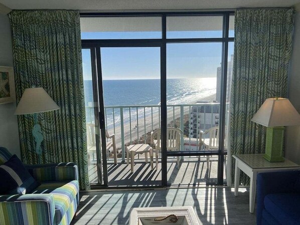 Living Room to Balcony View