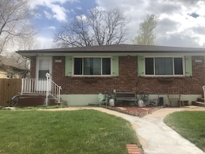 Front of unit. Totally private.