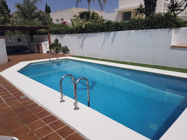 Vue sur piscine