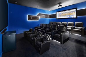 Private Theater w/ Recliners for Adults & Children