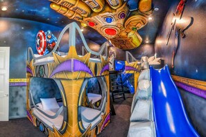 Superhero Hideaway *Theme Room 1* on First Floor