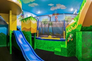 Trampoline Play Room