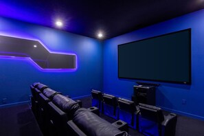 Private Theater w/ Recliners for Adults & Children