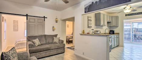 Denver Vacation Rental | 2BR | 1.5BA | 2 Steps Required for Access