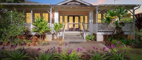 The Aloha House At Dusk