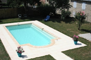 Vue sur piscine