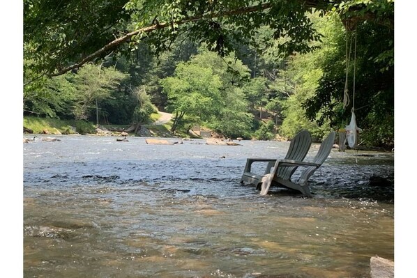 You can walk down to the river, sit and relax and watch the tubers go by. 