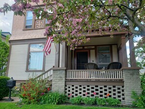 Pear Tree Manor in the springtime