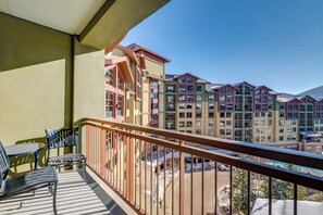 Bedroom 1 Private Balcony | 5th-Floor Unit | Elevator Access