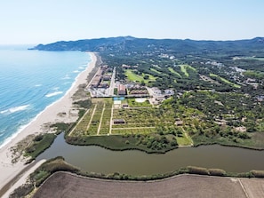 Vogelperspektive, Urban Design, Küsten Und Ozeanische Forms, Luftaufnahmen, Küste, Meer, Bucht, Tropen, Strand, Ferienort