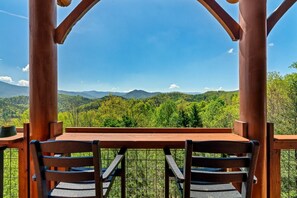 Enjoy the majestic view while sipping on your morning coffee or evening wine!