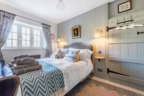 First floor: The king-size bedroom