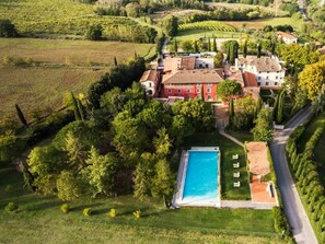 Tuscany countryside villa with shared pool