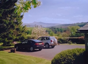 Parking in front of the house