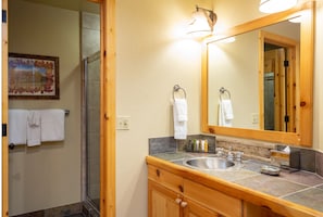 Room, Indoors, Hardwood, Bathroom, Flooring