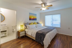 King suite with a full bathroom (shower)