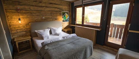 Doppelzimmer mit Balkon-Scchlafzimmer