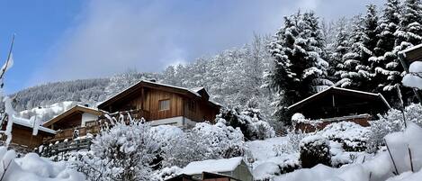 Außenseite Ferienhaus [Winter]