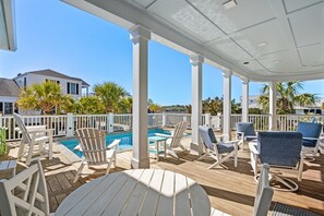 Covered Porch & Pool