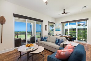Comfortable New Furniture including high end sleeper sofa.