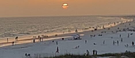 View from the patio of Siesta Key Beach