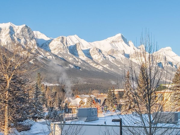Mountain view from deck