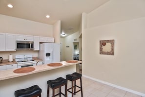 Breakfast area.