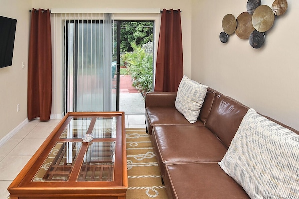 Sitting area in living room.