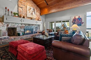 Furniture, Indoors, Living Room, Home Decor, Fireplace