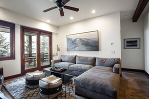 Ceiling Fan, Furniture, Table, Living Room, Indoors