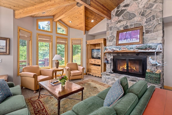 Home Decor, Fireplace, Indoors, Living Room, Furniture
