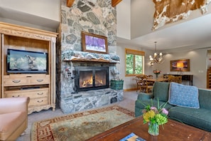 Fireplace, Indoors, Home Decor, Living Room, Furniture