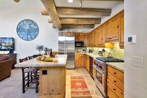 Indoors, Kitchen, Home Decor, Refrigerator, Microwave