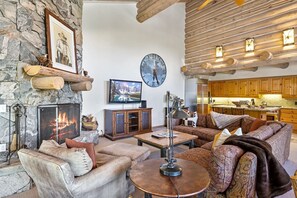 Home Decor, Indoors, Fireplace, Table, Furniture